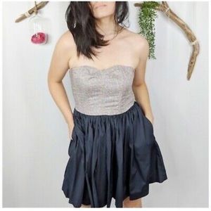 Anthropologie Maeve Addy strapless dress